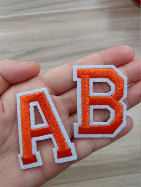 embroidery letters iron on|More.